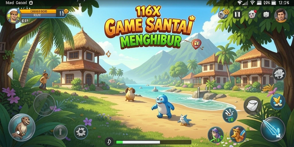 Tampilan menarik dari gameplay 116X yang menghibur.