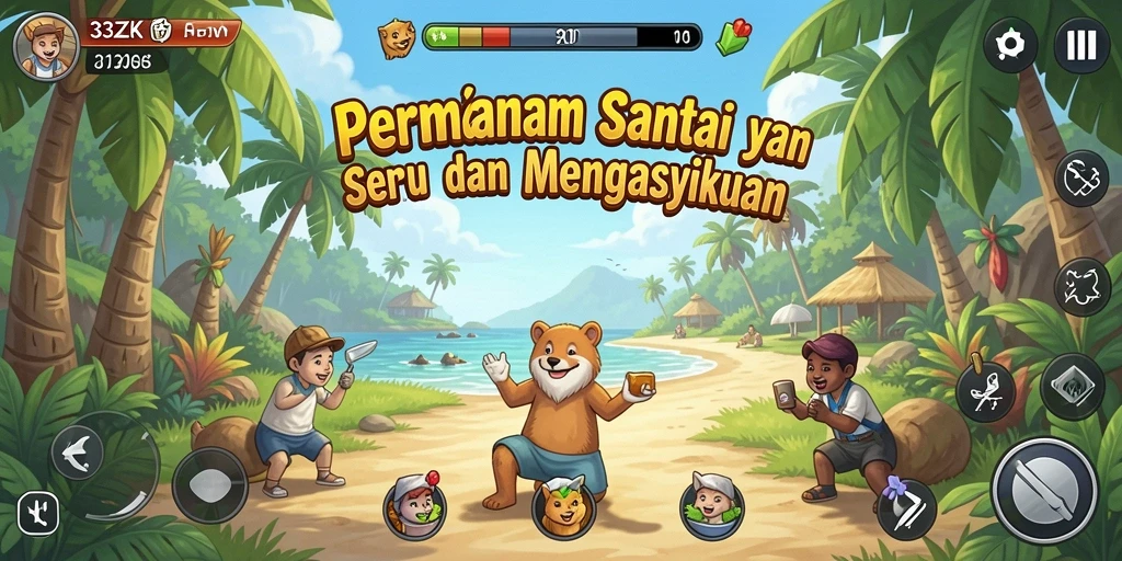 Screenshot gameplay 33ZK yang menunjukkan keseruan permainan.