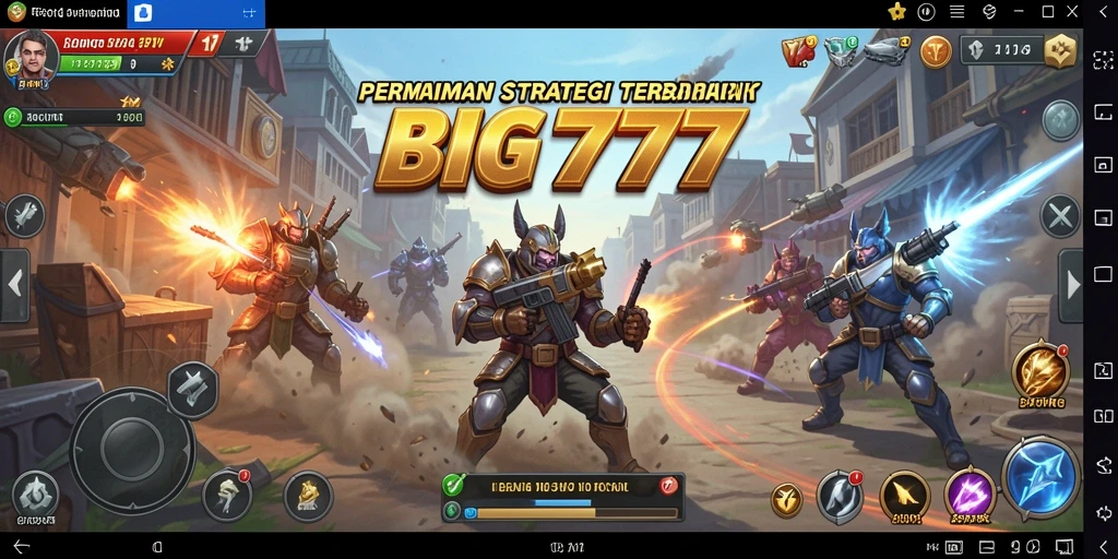 Tangkapan layar gameplay BIG777 menunjukkan aksi strategi mendebarkan.