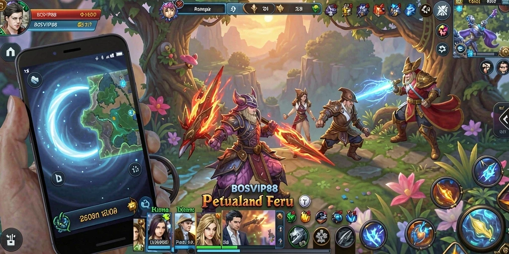 Tampilan gameplay seru dalam petualangan yang menantang.