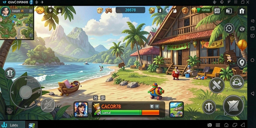 Screenshot gameplay CACOR78 menampilkan aksi dan keseruan bermain game Casual.