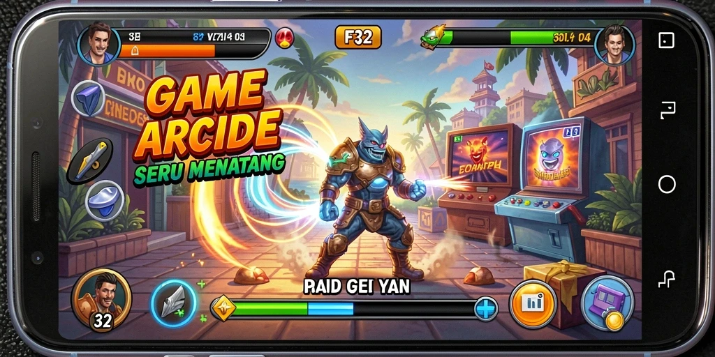 Tampilan gameplay F32 yang penuh aksi dan menegangkan
