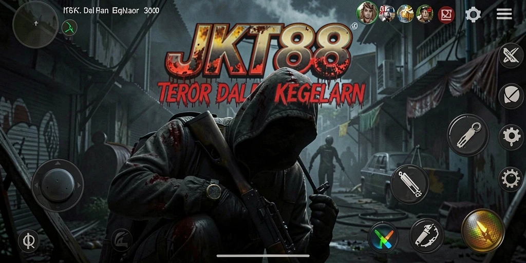 Tampilan gameplay seram dan mencekam dari JKT88.
