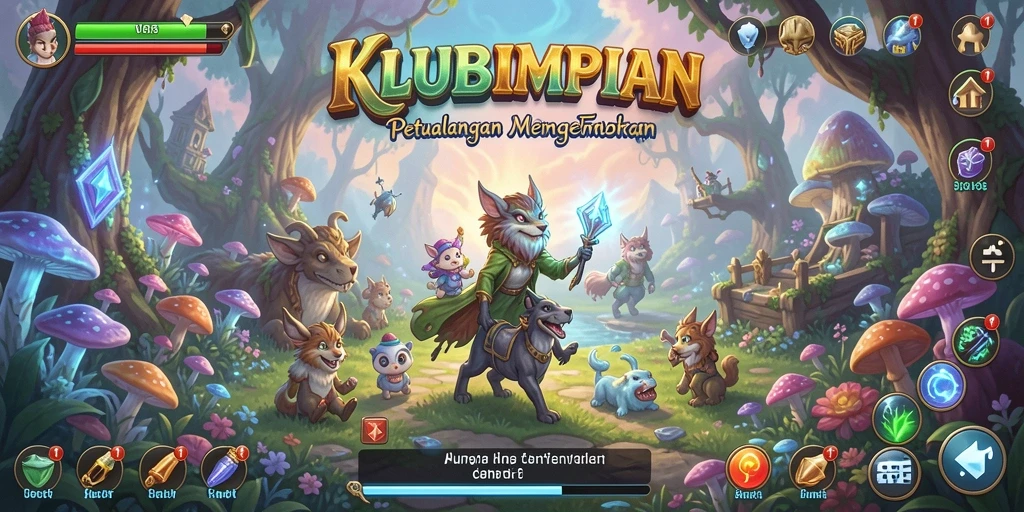 Tampilan gameplay KLUBIMPIAN yang menawan dan penuh aksi.