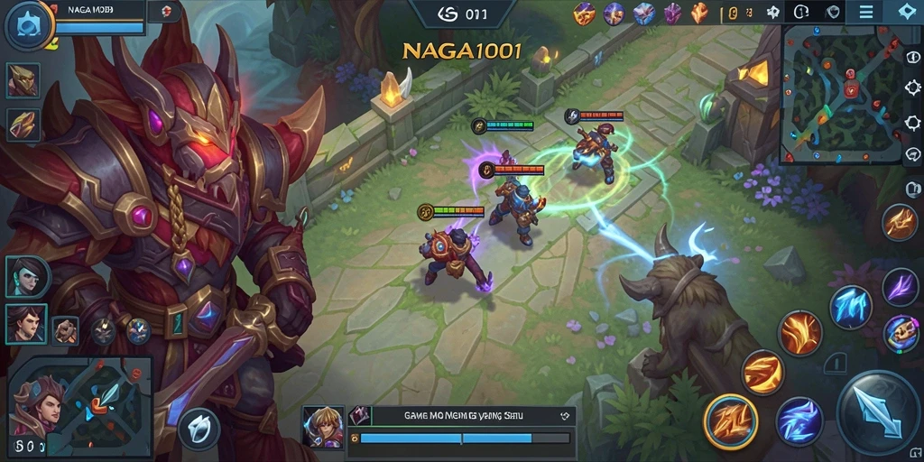 Tampilan gameplay seru dan dinamis di NAGA1001.