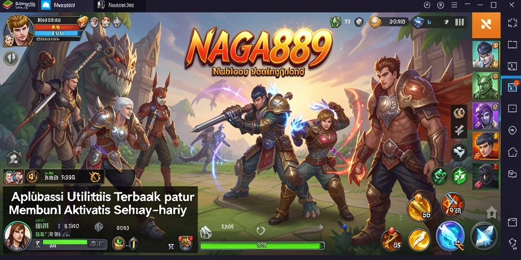 Tampilan antarmuka NAGA889 yang intuitif dan mudah digunakan.