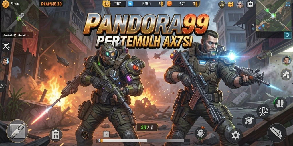 Screenshot aksi mendebarkan dari gameplay PANDORA99.