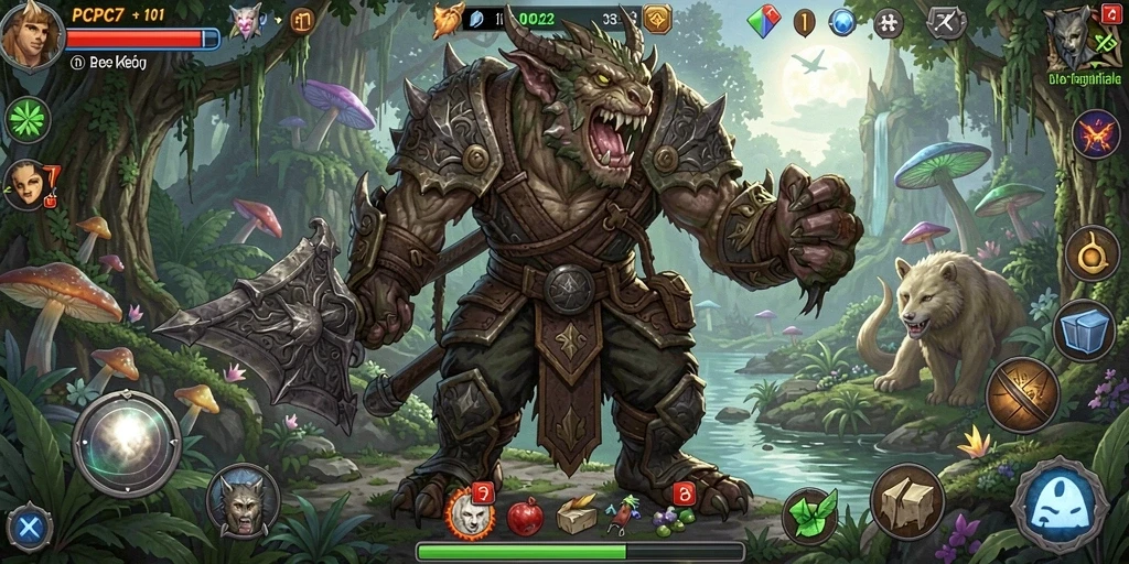 Gameplay seru dan mendebarkan di dunia fantastis PCPC7.