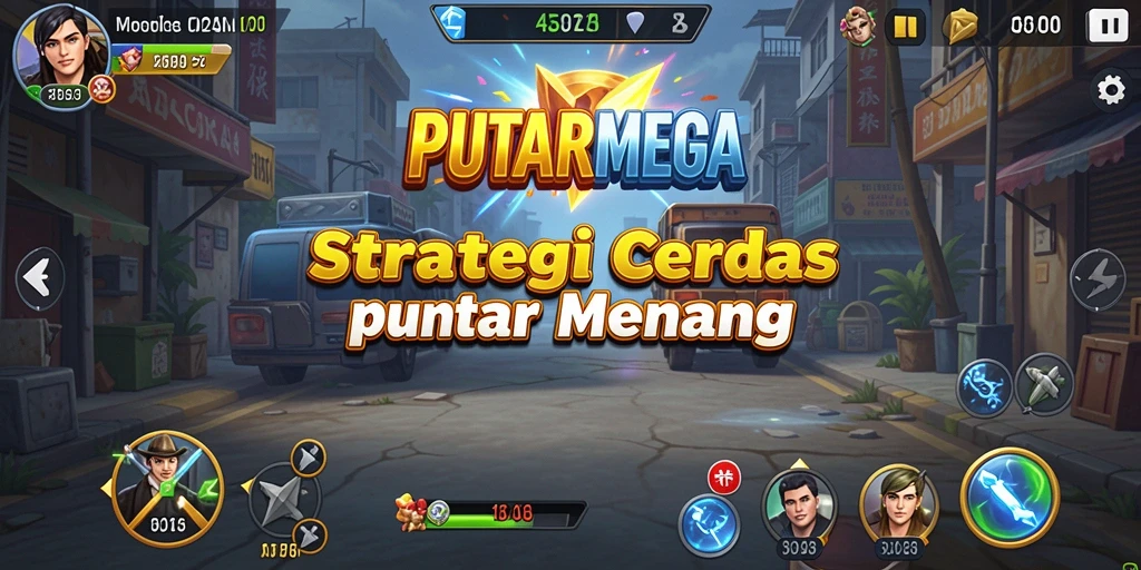 Screenshot PUTARMEGA menampilkan pertarungan strategi yang intens.