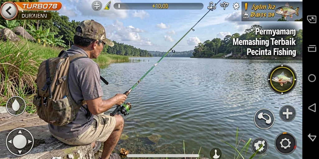 Tangkapan ikan menakjubkan dalam gameplay TURBO78.